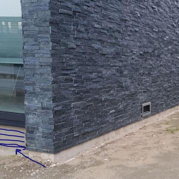 prijsknaller steenstrips Himalaya Black Kwartsiet breukruw beschikbaar voor biedingen