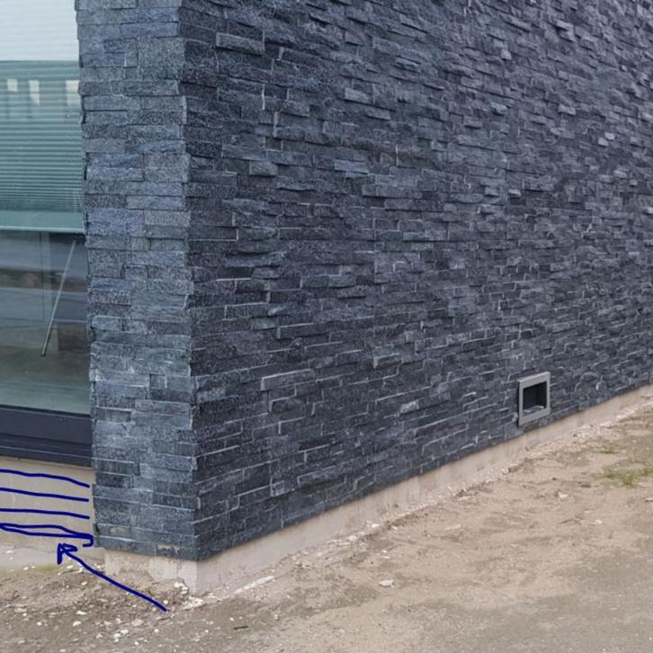 prijsknaller steenstrips Himalaya Black Kwartsiet breukruw, Tuin en Terras, Grind, Keien en Split, Nieuw, Overige typen, Ophalen