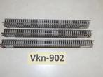 Vk-902 N Spoor Rechte Rails 9100 Fleischmann 222 mm LB, Hobby en Vrije tijd, Modeltreinen | N-Spoor, Gebruikt, Gelijkstroom, Fleischmann