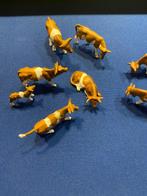 Bonte koeien - bruin wit - 7 koeien - 1 kalfje erg leuk 1:87, Overige merken, Natuur, Gelijkstroom of Wisselstroom, Nieuw