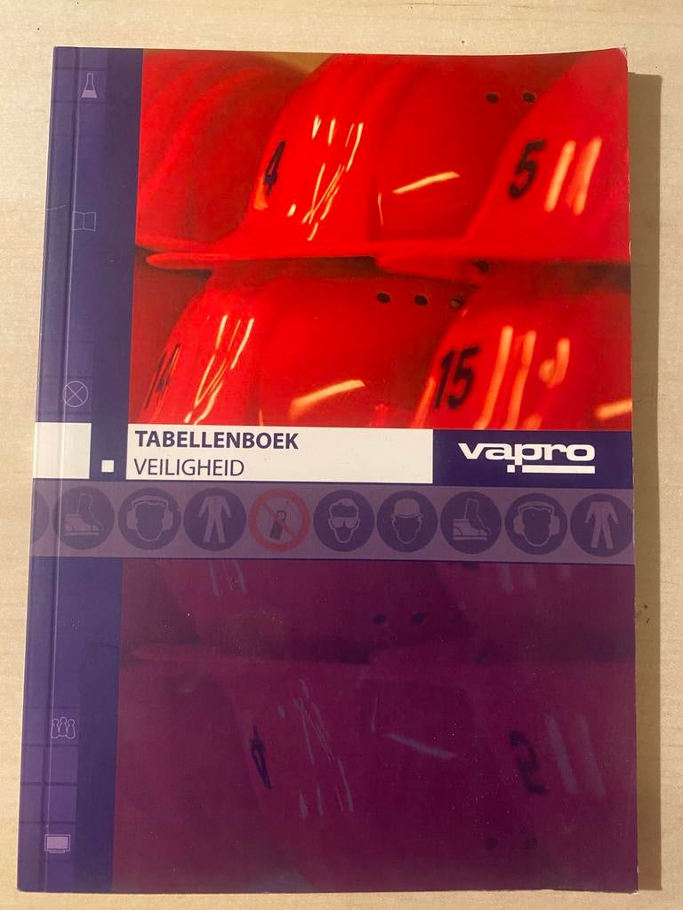Tabellenboek Veiligheid Vapro - Zo goed als nieuw, Boeken, Ophalen of Verzenden, Zo goed als nieuw, Overige onderwerpen