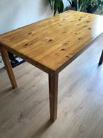 Grenen eettafel, Huis en Inrichting, Tafels | Eettafels, Ophalen, Gebruikt, 100 tot 150 cm, 50 tot 100 cm
