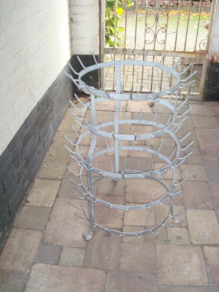 zinken flessenrek, Antiek en Kunst, Curiosa en Brocante, Ophalen