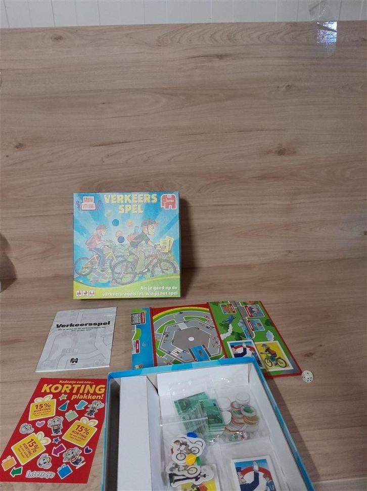 Verkeersspel - verkeer spel - s1614, Hobby en Vrije tijd, Gezelschapsspellen | Bordspellen, Zo goed als nieuw, Ophalen of Verzenden