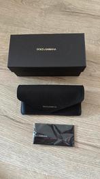 GLOEDNIEUWE BrilEtui Dolce&Gabbana + Doosje+Brildoekje erbij, Overige merken, Zwart, Nieuw, Ophalen of Verzenden