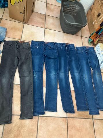 4 x Jeans: Hema My Skinny Fit, maat 158, SAMEN E 15 beschikbaar voor biedingen