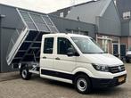 Volkswagen Crafter 35 2.0 TDI DC 140pk Kipper Openlaadbak Ai, Auto's, Bestelauto's, Stof, Gebruikt, 4 cilinders, Volkswagen