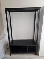 Ikea Hemnes open kledingkast zwart, Huis en Inrichting, Ophalen, Gebruikt, 100 tot 150 cm, 3 of 4 laden