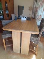 bartafel en stoelen, Huis en Inrichting, Tafels | Eettafels, Ophalen, Gebruikt, 50 tot 100 cm, 150 tot 200 cm