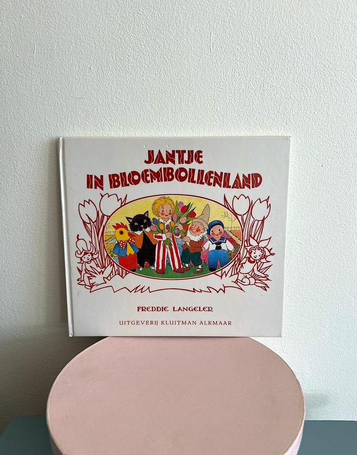 Jantje in bloembollenland met illustraties Freddie Langeler, Boeken, Prentenboeken en Plaatjesalbums, Gelezen, Ophalen of Verzenden