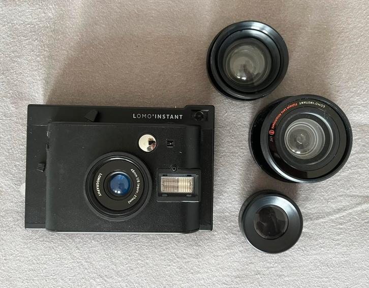 Polaroid Camera: Lomo’Instant Wide, Audio, Tv en Foto, Fotocamera's Analoog, Zo goed als nieuw, Polaroid, Ophalen of Verzenden