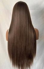 Prachtige bruine lace-wig 26 inch.Met voorgeplukte haarlijn, Sieraden, Tassen en Uiterlijk, Uiterlijk | Haarverzorging, Ophalen of Verzenden