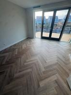 Plak PVC Visgraat vloer 38m2, Bruin, Nieuw, Ophalen of Verzenden, 25 tot 50 m²