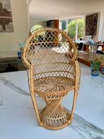 Rotan poppenstoel 39 cm VINTAGE, Ophalen of Verzenden, Gebruikt, Poppenhuis