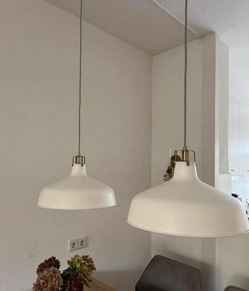 2x Hanglamp, Ranarp lamp, 38 cm, metaal, Ikea beschikbaar voor biedingen