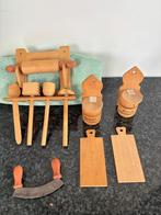 Houten speelgoed (miniatuur) keukengerei, Ophalen of Verzenden