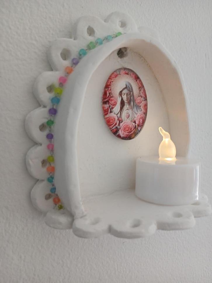 altaartje Maria, Antiek en Kunst, Antiek | Religie, Ophalen of Verzenden