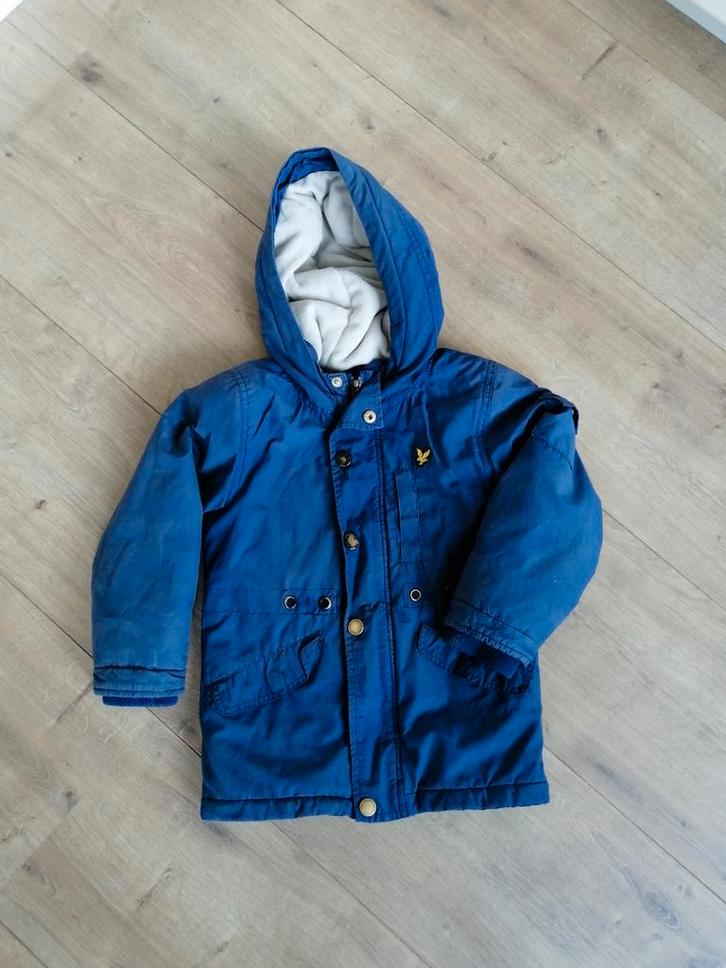 Lyle & Scott Jas Maat 104-110, Kinderen en Baby's, Kinderkleding | Maat 104, Gebruikt, Jongen, Jas, Ophalen of Verzenden