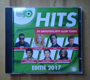 De originele verzamel-CD Radio 10 Hits editie 2017 van Sony. beschikbaar voor biedingen