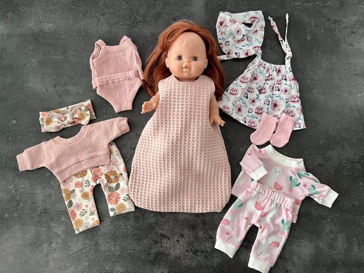 Pakket nieuwe poppenkleding voor pop 34cm. Excl. pop, Kinderen en Baby's, Speelgoed | Poppen, Nieuw, Babypop, Ophalen of Verzenden