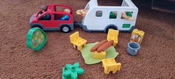 Duplo Camper met Auto en Accessoires beschikbaar voor biedingen
