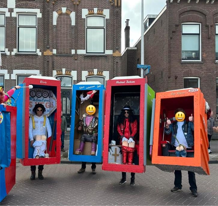 10 dixies carnaval loopgroep, Kleding | Heren, Carnavalskleding en Feestkleding, Gedragen, Carnaval, Overige maten, Ophalen