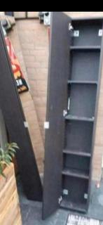 1 bruine bad kamerkast met spiegeldeur, ikea 35,00 euro, Ophalen of Verzenden, Gebruikt