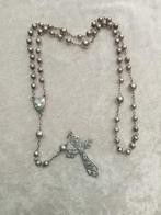Mooie Antieke Zilveren Rozenkrans, Sieraden, Tassen en Uiterlijk, Antieke sieraden, Verzenden, Zilver, Ketting