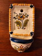 Vintage Spaans Wijwaterbakje Talavera Handbeschilderd, Antiek en Kunst, Ophalen of Verzenden