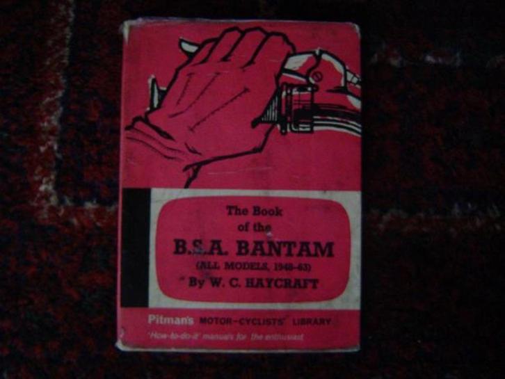 the book of the BSA Bantam 1948 - 1963 by W.C. Haycraft, Motoren, Handleidingen en Instructieboekjes, Overige merken, Verzenden