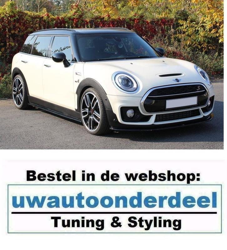 Maxton Spoiler Lip Splitter Voor Mini Clubman S JCW F54, Auto diversen, Tuning en Styling, Verzenden