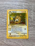 Raichu 14/62 Holo Fossil 1st Edition Pokemonkaart, Ophalen of Verzenden, Gebruikt, Losse kaart, Foil