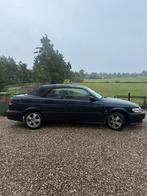 Goed rijdende Saab 9-3 Cabriolet, Auto's, Saab, 4 cilinders, Cabriolet, Blauw, Leder