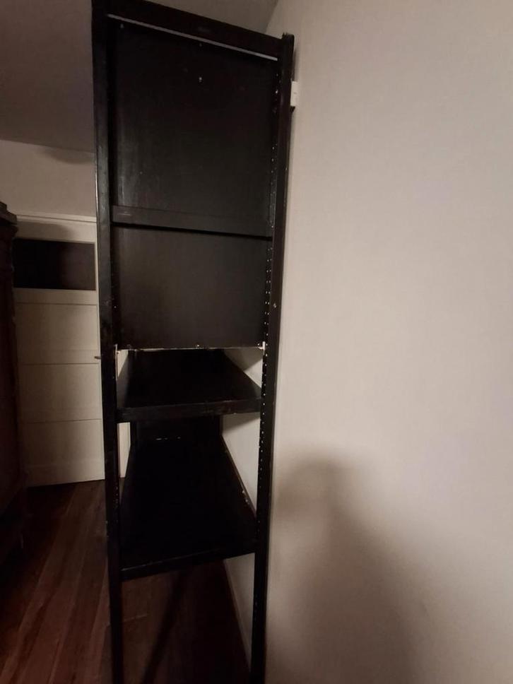 Zwarte Kast - Gebruikt, Huis en Inrichting, Kasten | Stellingkasten, Gebruikt, Ophalen