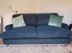 Klassieke slaapbank, Huis en Inrichting, Blauw, Tweepersoons, Ophalen of Verzenden, Zo goed als nieuw