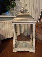 Windlicht, Huis en Inrichting, Ophalen, Gebruikt, Wit, Hout