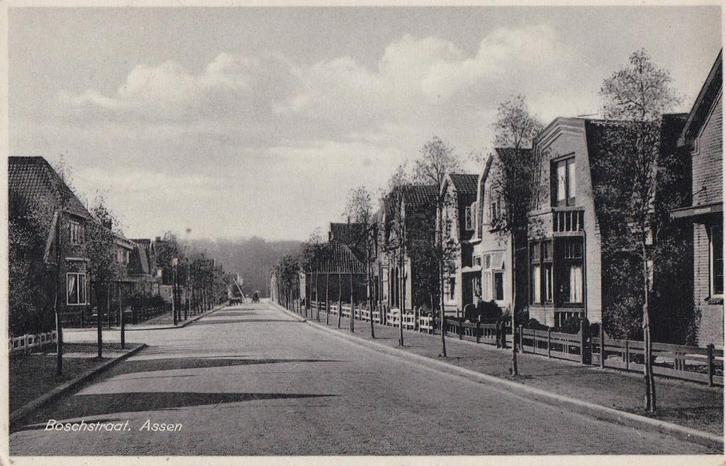 assen 3x bosch straat/nam gebouw/gouvernements gebouw, Verzamelen, Ansichtkaarten | Nederland, Noord-Brabant, Ophalen of Verzenden