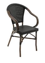 10 nieuwe RESTPARTIJ parijse terras stoel textileen bamboo, Ophalen of Verzenden, Nieuw in verpakking, Meubilair