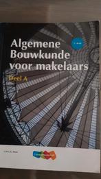 Algemene bouwkunde voor makelaars deel A, Ophalen of Verzenden, Zo goed als nieuw, Overige niveaus