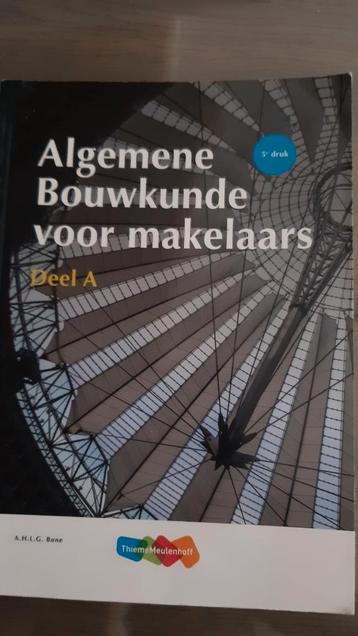 Algemene bouwkunde voor makelaars deel A beschikbaar voor biedingen