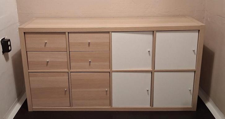 Kallax Kast | 4x2, Huis en Inrichting, Kasten | Dressoirs, Zo goed als nieuw, 100 tot 150 cm, 25 tot 50 cm, Ophalen