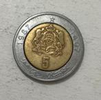 5 dirham Marokko 1987, Ophalen of Verzenden, Overige landen