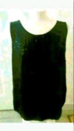 Donkerblauw top met glitter, Kleding | Dames, Tops, Blauw, Maat 42/44 (L), Ophalen of Verzenden, Zo goed als nieuw