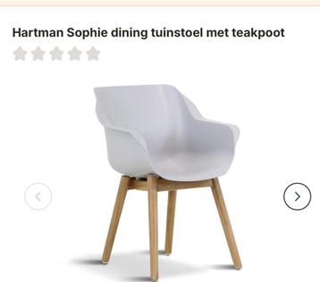 Gezocht: 2 of 4 Sophie tuinstoelen van Hartmann  beschikbaar voor biedingen