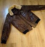 Zeer fraai vintage leren Pall Mall piloten jack!, Bruin, Pall Mall PME Legend, Maat 56/58 (XL), Ophalen of Verzenden