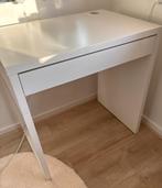 IKEA Micke Bureau - Wit, Huis en Inrichting, Bureaus, Ophalen of Verzenden, Zo goed als nieuw, Bureau