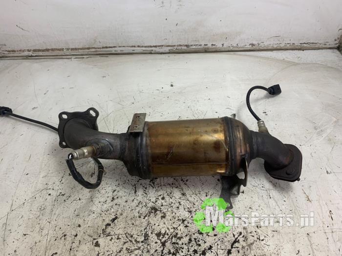 Katalysator van een Volkswagen Jetta, Auto-onderdelen, Uitlaatsystemen, Gebruikt, -, Volkswagen, -