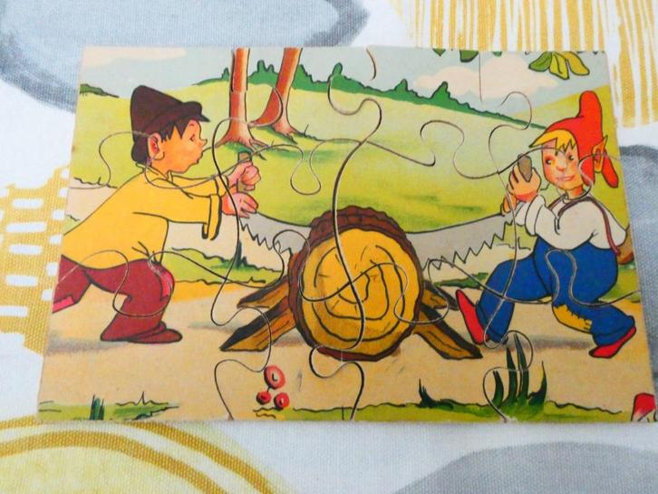Antieke kinderlegpuzzel hout, Kinderen en Baby's, Speelgoed | Kinderpuzzels, Gebruikt, 2 tot 4 jaar, 10 tot 50 stukjes, Van hout