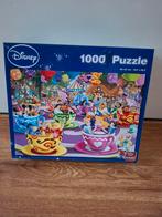 King Disney puzzel 1000 stukjes teacups, Ophalen of Verzenden, 500 t/m 1500 stukjes, Zo goed als nieuw, Legpuzzel