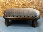 Vintage Houten Voetenstoof - ReK4, Minder dan 50 cm, Gebruikt, Vintage, Ophalen of Verzenden